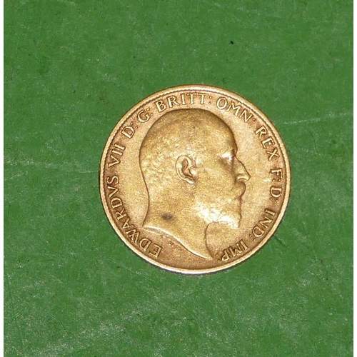 621 - An Edward VII Gold Half Sovereign, 1905.