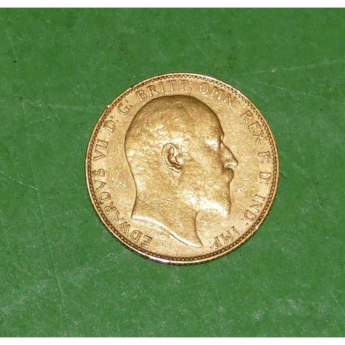 622 - An Edward VII Gold Sovereign, 1904.