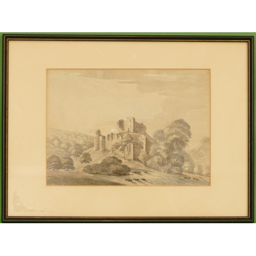 243 - An 18/19th Century Monochrome Watercolour 