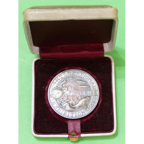 619 - A Victorian Silver British Exhibition Medal 