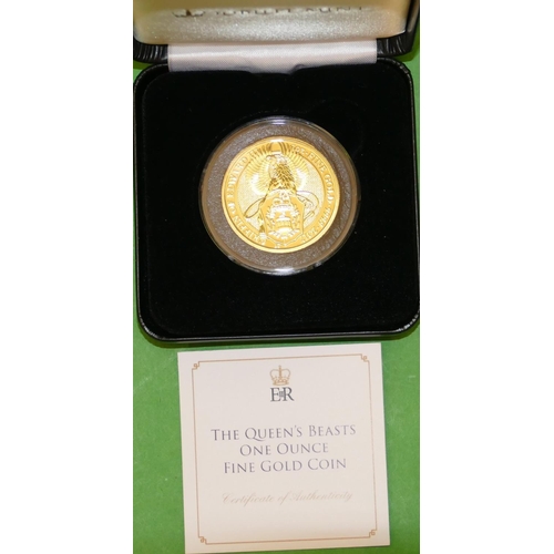 683 - A 2017 Piedfort Sovereign Gold Proof Coin, limited edition, with certificate, cased.