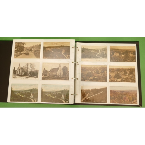 811 - A Large Album of Local Dorking Postcards, Mill pond, High street, Brockham green, Buckland village, ... 