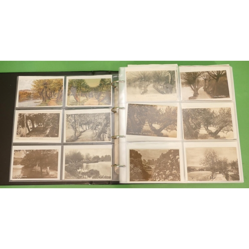 811 - A Large Album of Local Dorking Postcards, Mill pond, High street, Brockham green, Buckland village, ... 