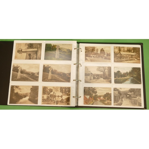 811 - A Large Album of Local Dorking Postcards, Mill pond, High street, Brockham green, Buckland village, ... 