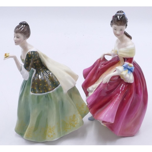 14 - 2 Royal Doulton figurines 