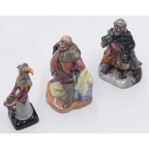 17 - 3 small Royal Doulton figurines 