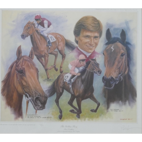 205 - Peter Deghan signed limited edition coloured racing print 