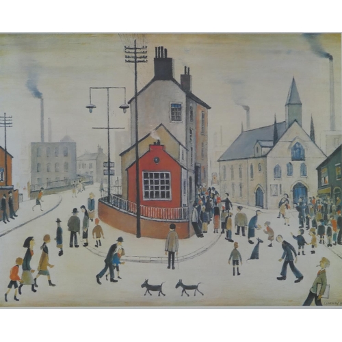 209 - A coloured Lowry print 