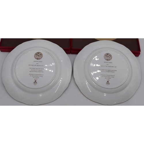 49 - A pair of Spode limited edition Armada plates 