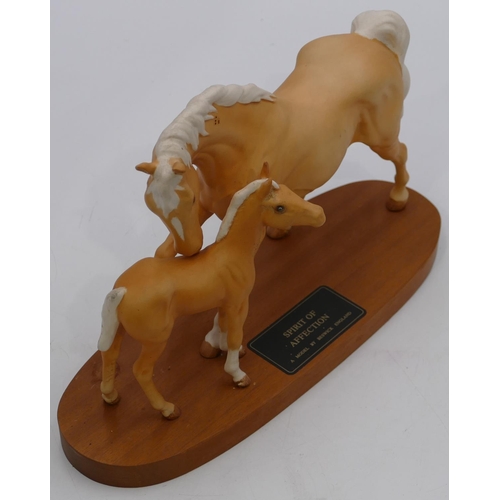 69 - A Beswick palomino mat horse 