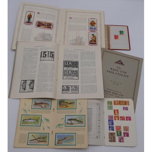 749 - 4 stamp albums containing British and European stamps, circa early 20th Century and a quantity of va... 