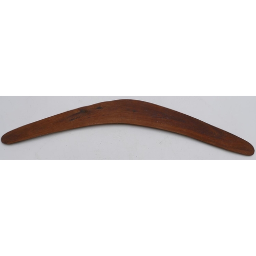 801 - An Australian boomerang, 58cm long