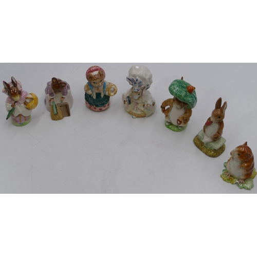 82 - 7 Beswick Beatrix Potter figures 