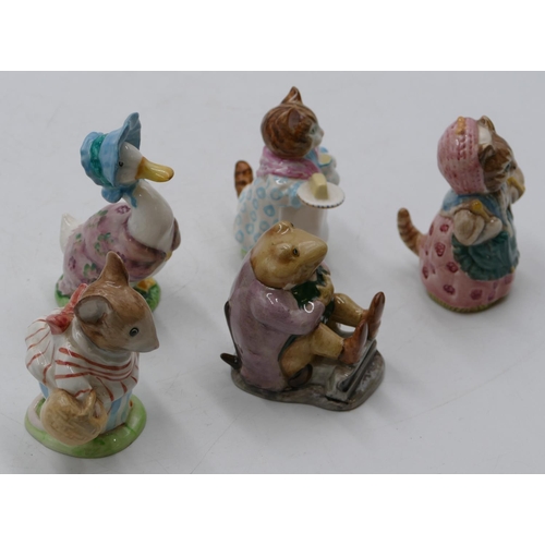 107 - 5 Beswick Beatrix Potter figures 