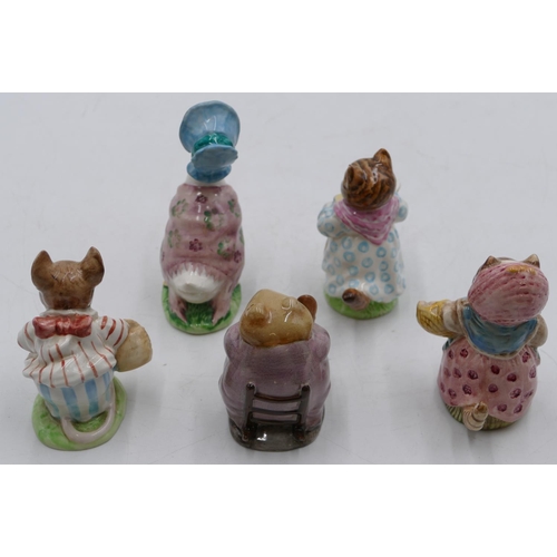 107 - 5 Beswick Beatrix Potter figures 