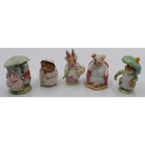 109 - 5 Beatrix Potter figures 