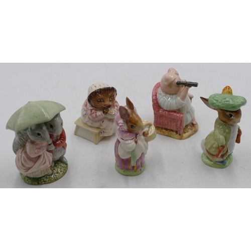 109 - 5 Beatrix Potter figures 