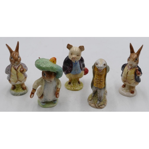 110 - 5 Beatrix Potter figures 