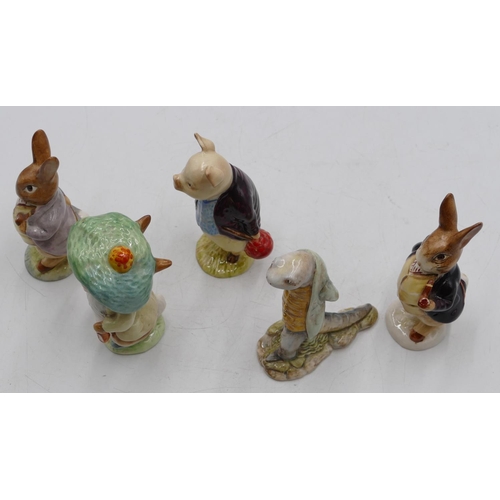 110 - 5 Beatrix Potter figures 