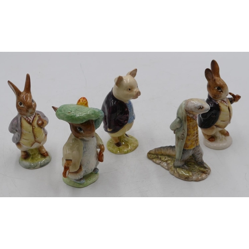 110 - 5 Beatrix Potter figures 