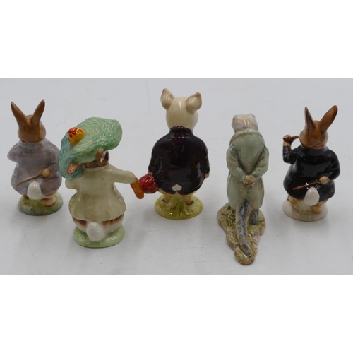 110 - 5 Beatrix Potter figures 