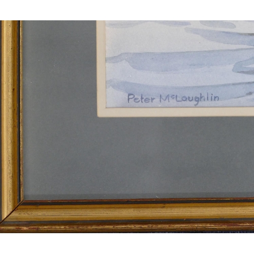 141 - Peter McLoughlin, marine watercolour 