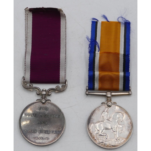 464 - A WWI Long Service and Good Conduct medal 