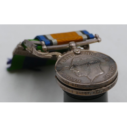 469 - 2 WWI medals, India medal with Waziristan 1919-21 and Waziristan 1921-24 bars and a 1914-18 medal 