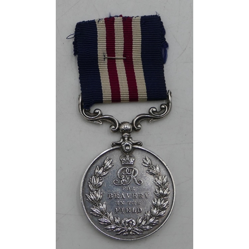 476 - A WWI military medal For Bravery In The Field with ribbon 