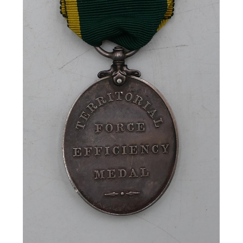 478 - A George V Territorial For Efficiency medal 