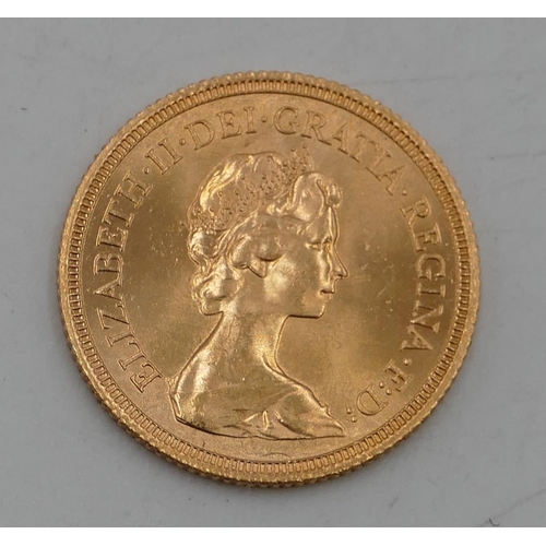 528 - An Elizabeth II gold sovereign, 1979