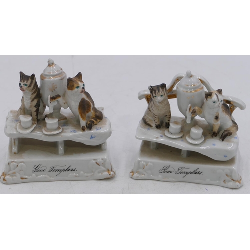 7 - 2 Victorian china fairings 