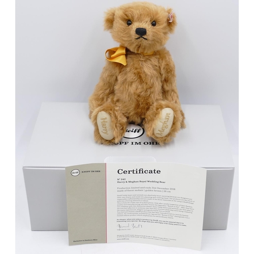 709 - A modern Steiff teddy bear 