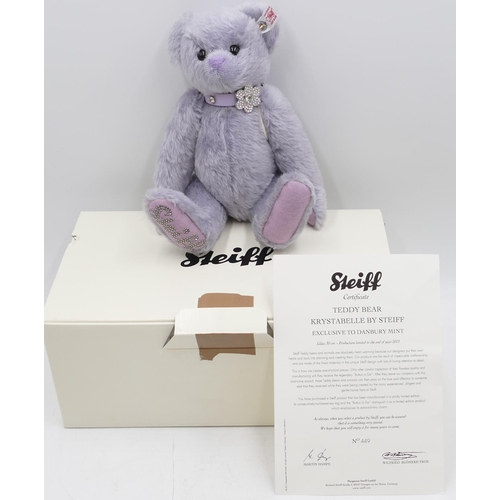 710 - A modern Steiff growling teddy bear 