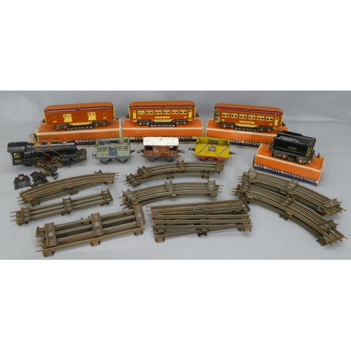 725 - A Lionel electric train vintage O gauge train set including Lionel 262E Locomotive, Observation Car ... 