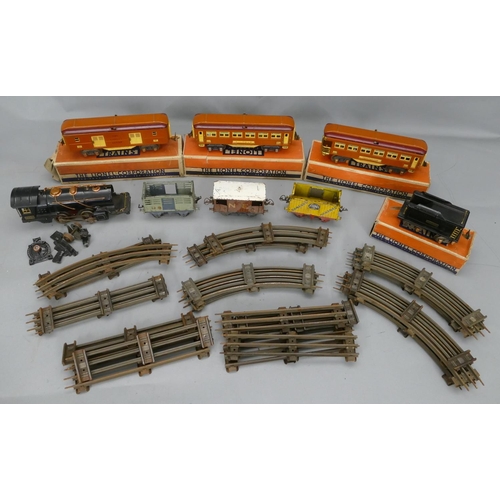 725 - A Lionel electric train vintage O gauge train set including Lionel 262E Locomotive, Observation Car ... 