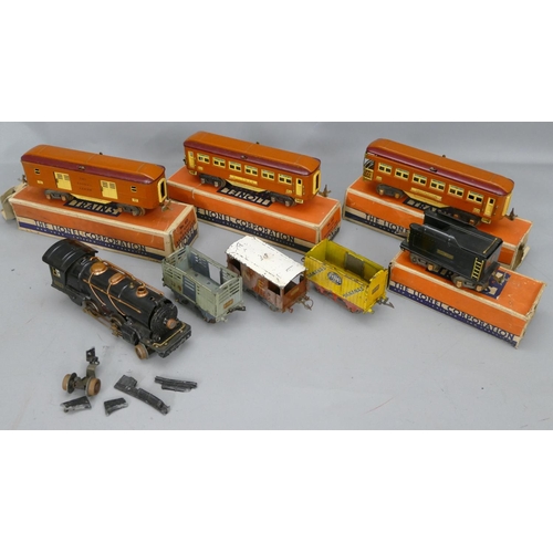 725 - A Lionel electric train vintage O gauge train set including Lionel 262E Locomotive, Observation Car ... 