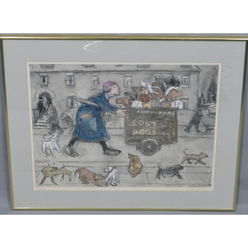 223 - Harold Riley (B. 1934) signed limited edition coloured print 