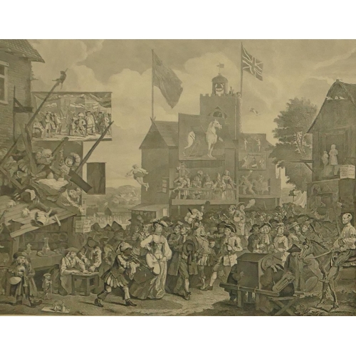 254 - A Hogarth black and white etching 