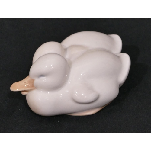 150 - A Royal Copenhagen group of 2 ducks, numbered 516, 9.5cm wide