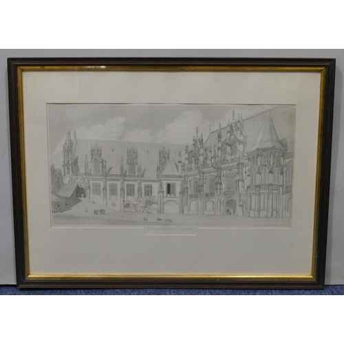 175 - John Sell Cotman black and white etching 