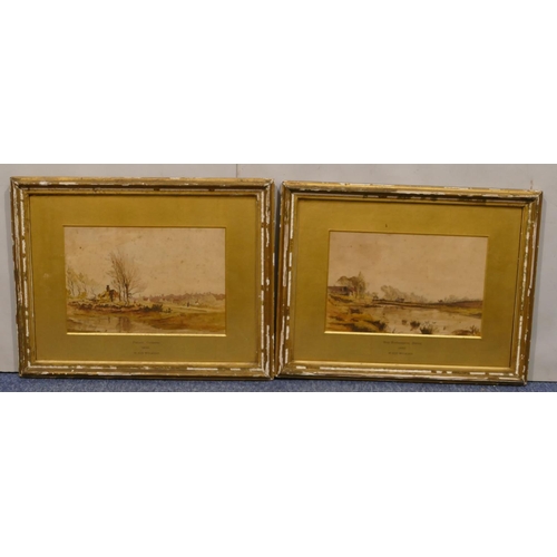 186 - William Noy Wilkins, a pair of watercolours 