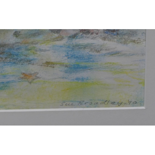 189 - C.  Broadley, 2 illustrated pastels from 