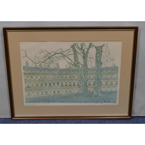 192 - Lynda J Thomas signed limited edition coloured print 