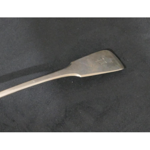 313 - A George III silver soup ladle, London 1815, maker's mark S.H., 7.2oz