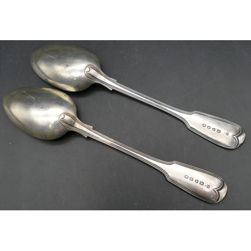 351 - A pair of Victorian silver tablespoons, 5.5oz