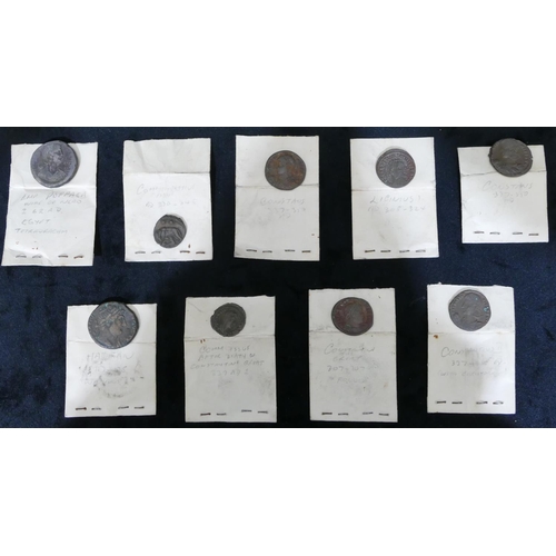 414 - 9 various early coins 