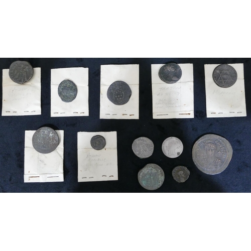 415 - 9 various early coins 