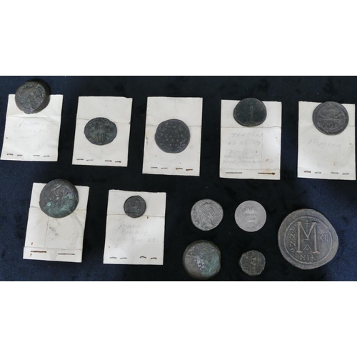 415 - 9 various early coins 