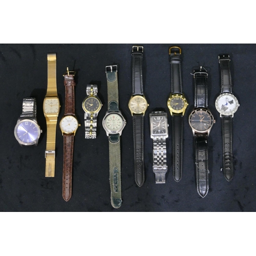 450 - 10 various modern wrist watches